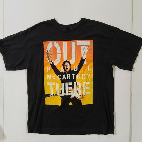 Paul McCartney Out There Concert Tour T Shirt Size XL Farewell Candlestick Park - Picture 1 of 7